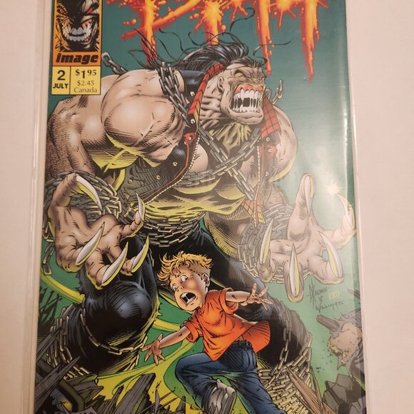 Pitt #2 (1993) Image Comics/Full Bleed Studios, Brian Hotton, Dale Keown, NM - Picture 2 of 11